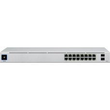 Коммутатор управляемый уровня 2 Ubiquiti USW-16-POE