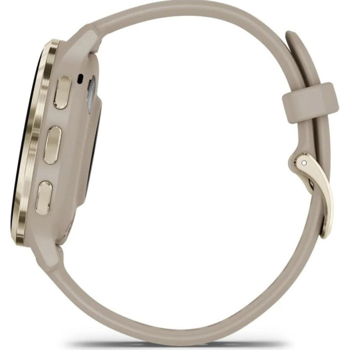 Смарт-часы Garmin Venu 3S Soft Gold S. Steel Bezel w. French Gray Case and S. Band (010-02785-02/52)