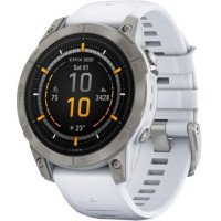 Смарт-годинник Garmin Epix Pro Gen 2 Sapphire 47mm Titanium w. Whitestone Band (010-02803-20/21)