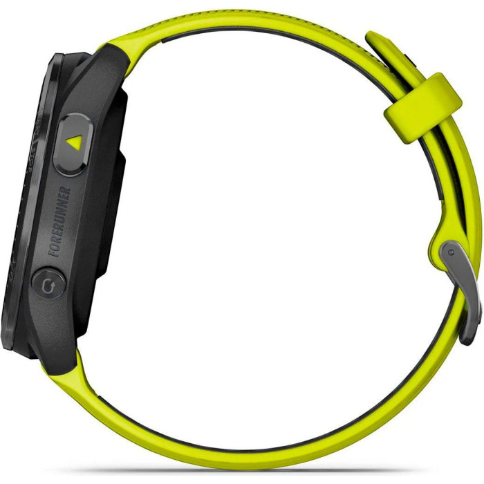 Смарт-часы Garmin Forerunner 965 Carbon Gray Titanium Bezel w. Black Case and Amp Yell/Black S. Band (010-02809-02)
