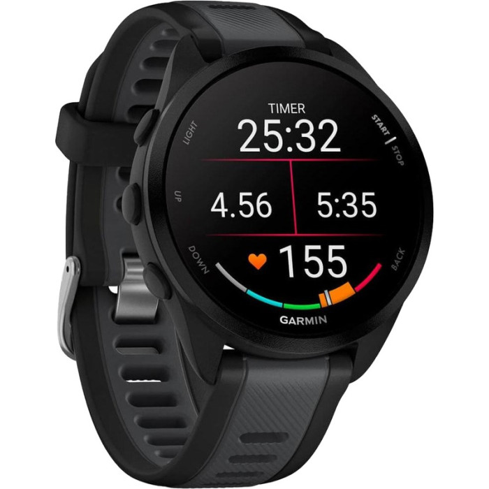 Смарт-часы Garmin Forerunner 165 Black/Slate Gray (010-02863-20/A0/AC)