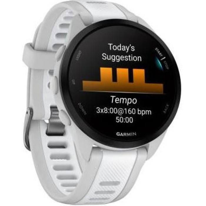 Смарт-часы Garmin Forerunner 165 Mist Gray/Whitestone (010-02863-21/A1/AD)