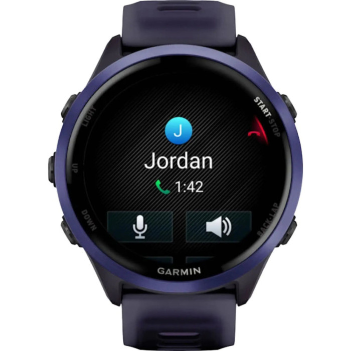 Смарт-часы Garmin Forerunner 570 47mm Indigo Aluminium w. Translucent Imperial Purple/Indigo Band (010-02971-02/42)