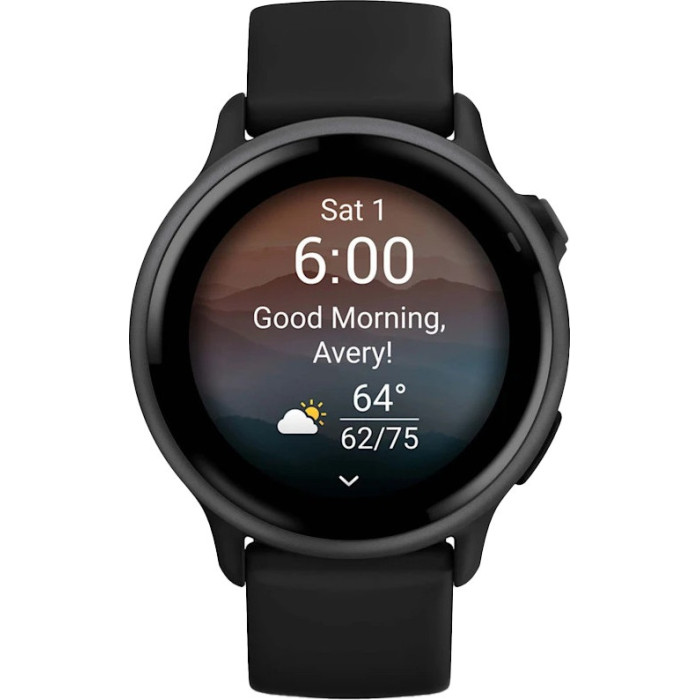 Смарт-часы Garmin Vivoactive 6 Slate with Black Band (010-02985-00/40)
