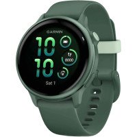 Смарт-часы Garmin Vivoactive 6 Metallic Jasper Green with Jasper Green Band (010-02985-02/42)