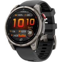 Смарт-годинник Garmin Fenix 8 Pro 47 mm AMOLED Titanium with Graphite/Black (010-03198-10/11)