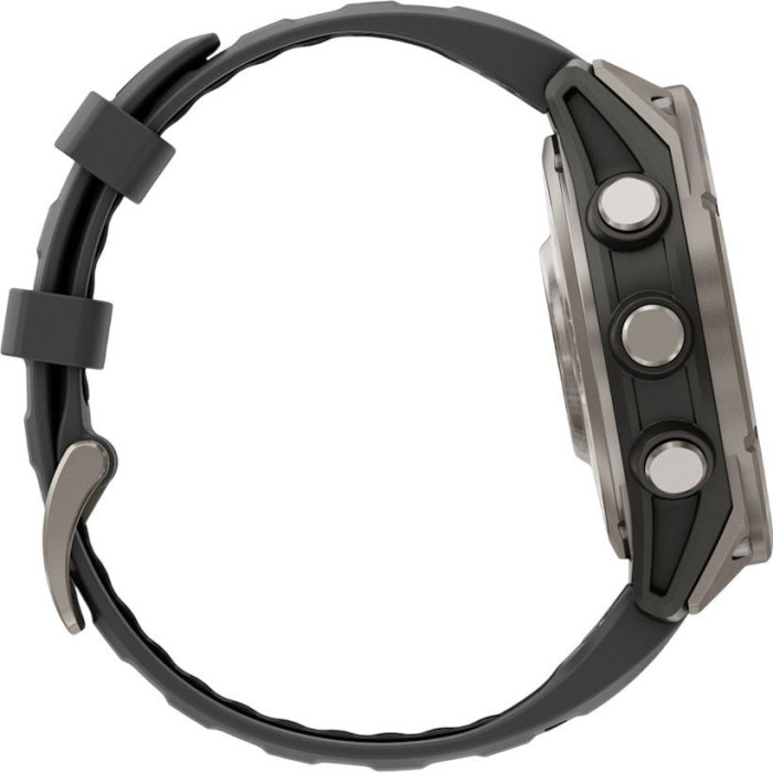 Смарт-годинник Garmin Fenix 8 Pro 47 mm AMOLED Titanium with Graphite/Black (010-03198-10/11)