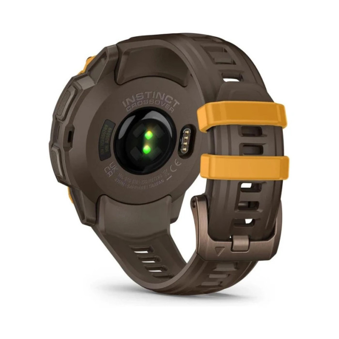 Смарт-часы Garmin Instinct Crossover AMOLED Bronze/Sunburst (010-03398-01)