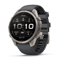 Смарт-годинник Garmin Fenix 9 Pro 51mm Titanium with Graphite/Black Silicone Band (010-04337-25)