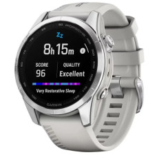 Смарт-годинник Garmin Epix Pro Gen 2 Sapphire 42mm Porsche Design Silver w. Whitestone Band (010-02802-50)