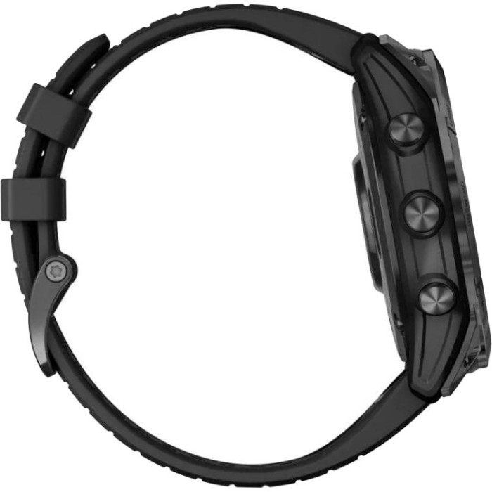 Смарт-годинник Garmin Epix Pro Gen 2 Sapphire 51mm Carbon G. DLC Tit. with Black Band (010-02804-00/01/53)