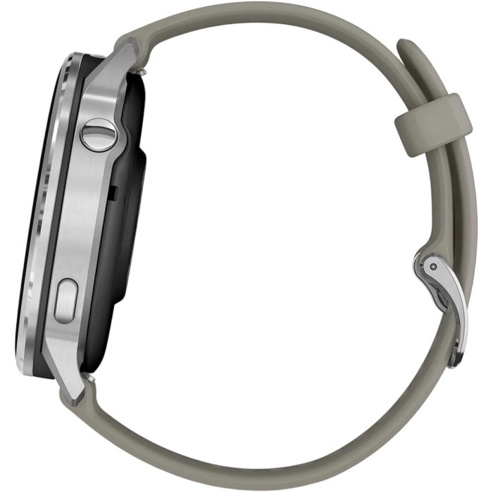 Смарт-часы Garmin Venu 4 45 mm Silver with Silver Gray Silicone Band (010-03014-01)