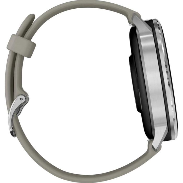 Смарт-часы Garmin Venu 4 45 mm Silver with Silver Gray Silicone Band (010-03014-01)