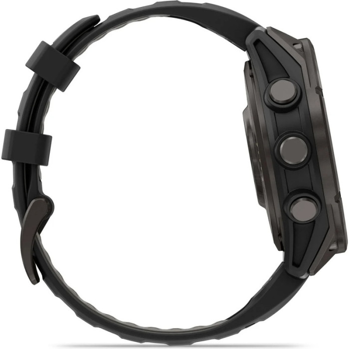 Смарт-годинник Garmin Fenix 8 Pro 47 mm AMOLED Carbon Gray DLC Titanium with Black/Pebble Gray (010-03198-00/01)