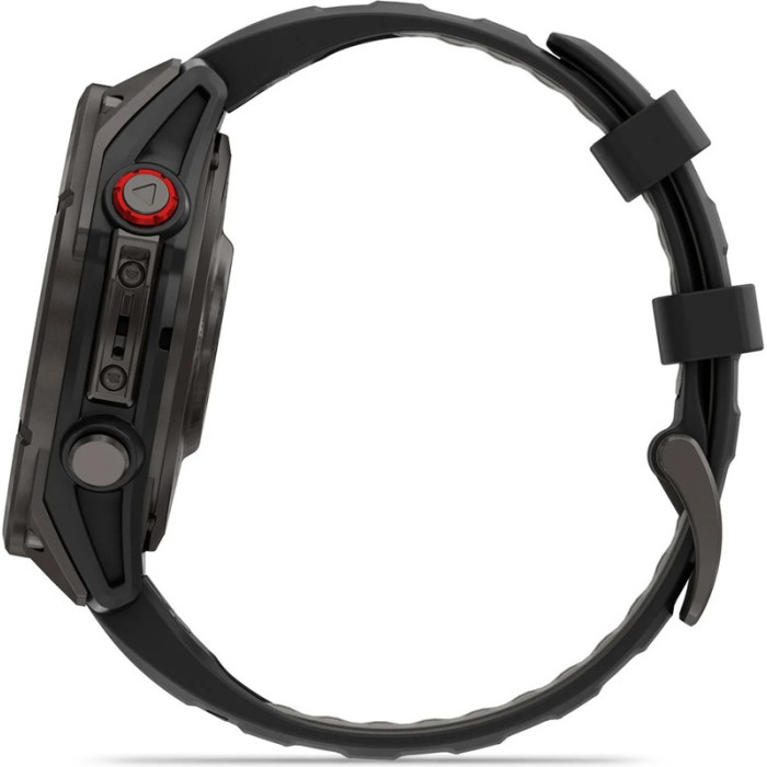 Смарт-годинник Garmin Fenix 8 Pro 47 mm AMOLED Carbon Gray DLC Titanium with Black/Pebble Gray (010-03198-00/01)