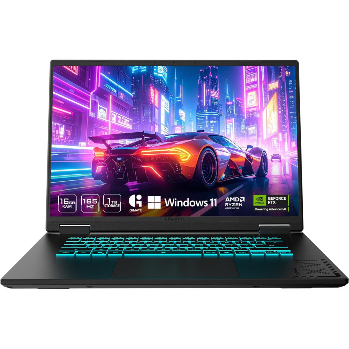 Ноутбук GIGABYTE GAMING A16 3VH Black Steel (3VHK3US894SH)
