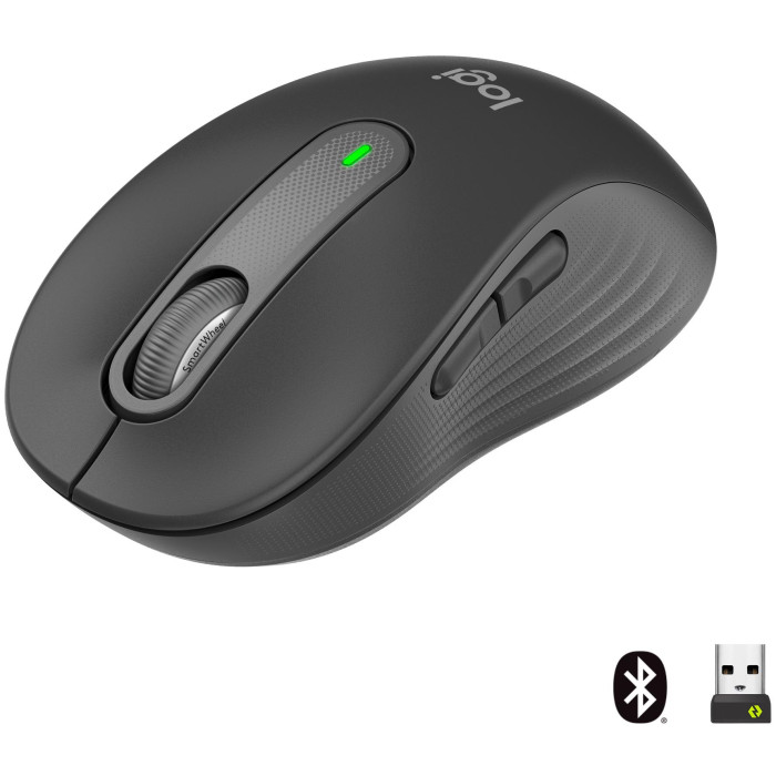Мышка Logitech Signature M650 L Wireless Mouse Graphite (910-006236)