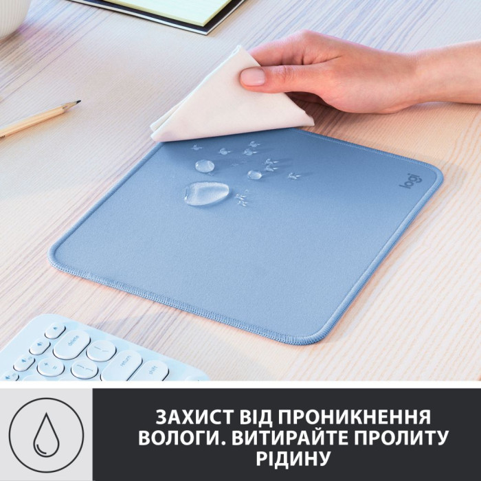 Килимок для миші Logitech Mouse Pad Studio Series Blue Grey (956-000038)