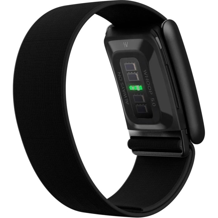 Фітнес-браслет WHOOP 5.0 One Jet Black CoreKnit - 12-Month Membership (973-003-000) Open Box