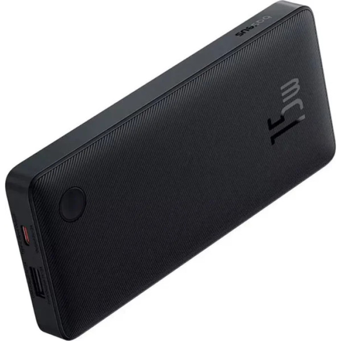 Зовнішній акумулятор (павербанк) Baseus Airpow Lite 10000mAh 15W Black (P10067500123-00)