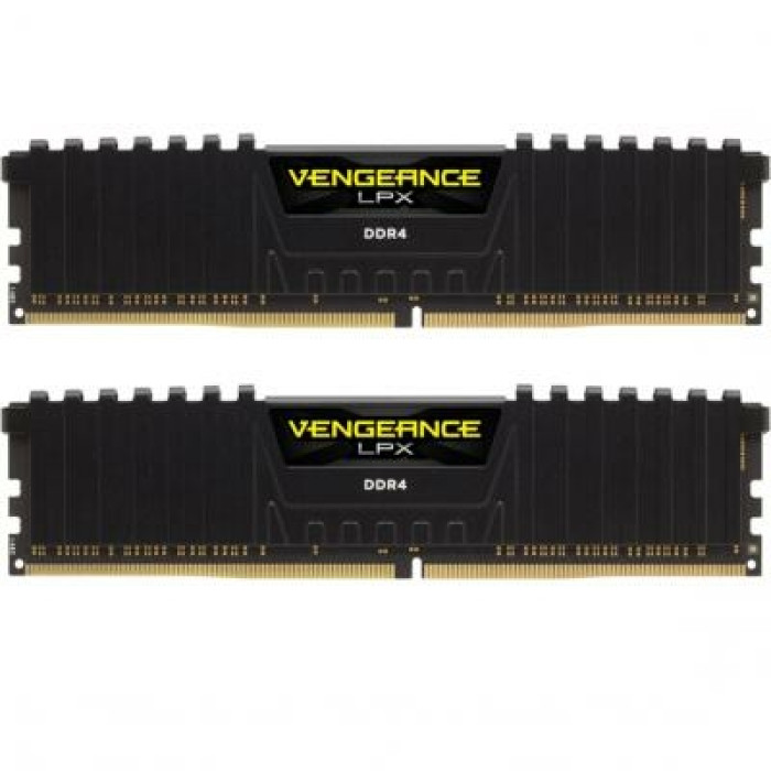 Пам'ять для настільних комп'ютерів Corsair 32 GB (2x16GB) DDR4 3200 MHz Vengeance LPX Black (CMK32GX4M2E3200C16)