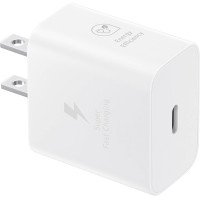 Сетевое зарядное устройство Samsung 25W PD Power Adapter White w/o cable (EP-T2510NWEGUS) + перехідник