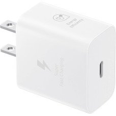 Мережевий зарядний пристрій Samsung 25W PD Power Adapter White w/o cable (EP-T2510NWEGUS) + перехідник