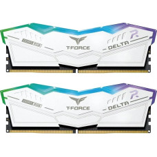 Память для настольных компьютеров TEAM 32 GB (2x16GB) DDR5 6000 MHz T-Force Delta RGB White (FF4D532G6000HC38ADC01)