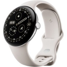  Смарт-часы Google Pixel Watch 4 45mm Wi-Fi Polished Silver Aluminum case / Porcelain Active Band 