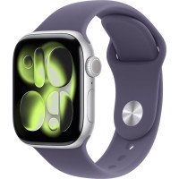 Смарт-годинник Apple Watch Series 11 GPS 42mm Silver Alu. Case w. Purple Fog S. Band - M/L (MEU74)