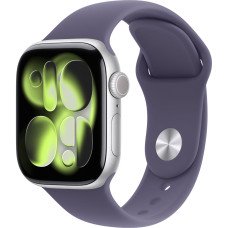 Смарт-годинник Apple Watch Series 11 GPS 42mm Silver Alu. Case w. Purple Fog S. Band - M/L (MEU74)