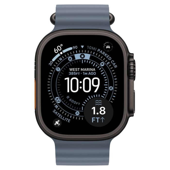 Смарт-годинник Apple Watch Ultra 3 GPS + Cellular 49mm Black Tit. Case w. Anchor Blue O. Band (MF254+MGCJ4)