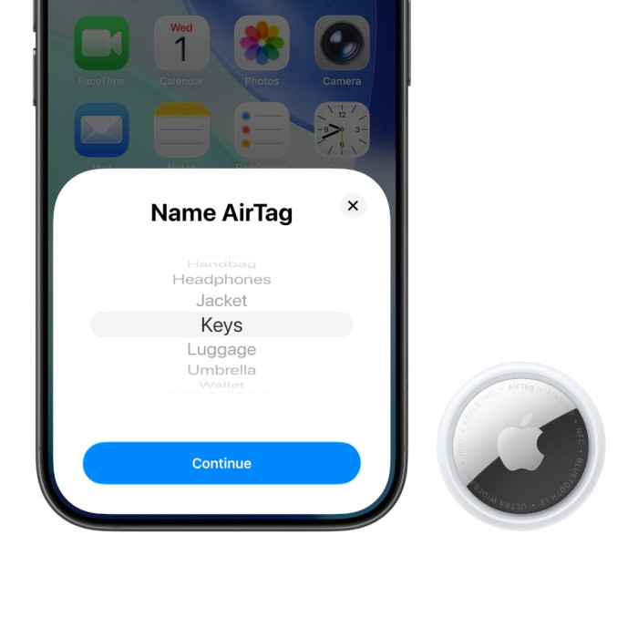 Пошуковий брелок Apple AirTag 2nd Gen 1 pack (MFE94)