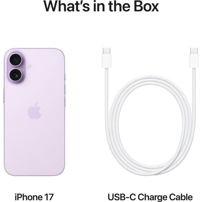 Смартфон Apple iPhone 17 512GB eSIM Lavender (MG4J4)