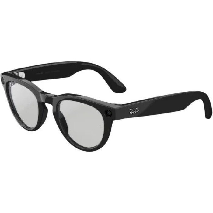 Смарт-очки Ray-Ban Meta Headliner Gen2 HighBridge Fit Shiny Black/Clear-Graphite Green Transitions RW4013 601/1M 50-23