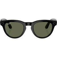 Смарт-очки Ray-Ban Meta Headliner Gen 2 Low Bridge Fit Standard Shiny Black Frame/G-15 GreenLenses RW4013F 601/71 51-23