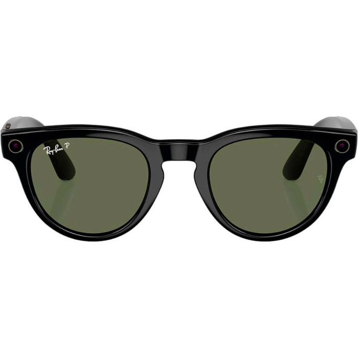 Смарт-очки Ray-Ban Meta Headliner Gen 2 Low Bridge Fit Standard Shiny Black Frame/G-15 GreenLenses RW4013F 601/71 51-23