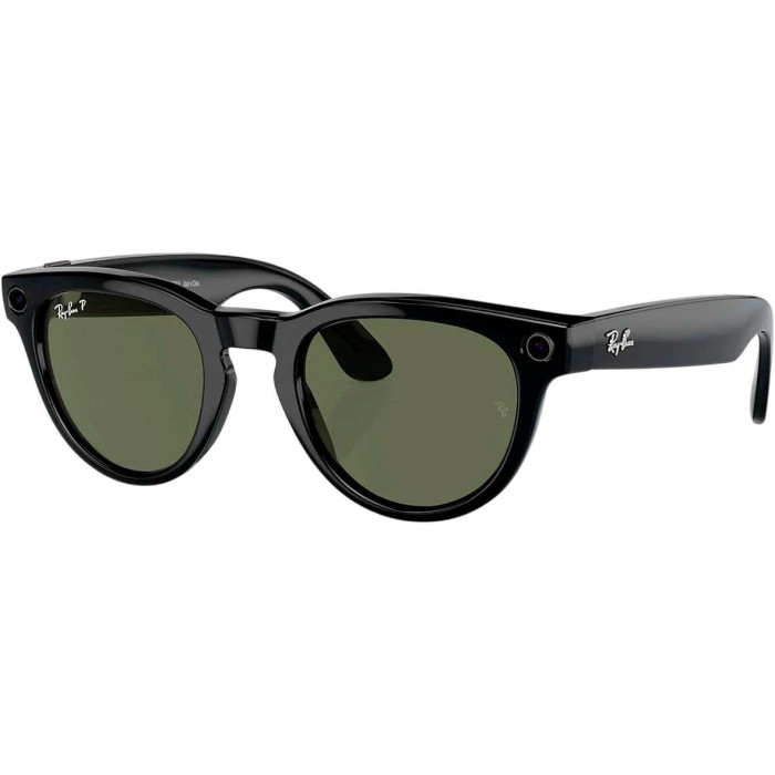 Смарт-очки Ray-Ban Meta Headliner Gen 2 Low Bridge Fit Standard Shiny Black Frame/G-15 GreenLenses RW4013F 601/71 51-23