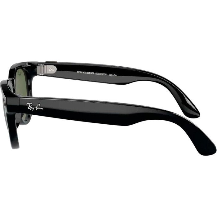 Смарт-очки Ray-Ban Meta Headliner Gen 2 Low Bridge Fit Standard Shiny Black Frame/G-15 GreenLenses RW4013F 601/71 51-23