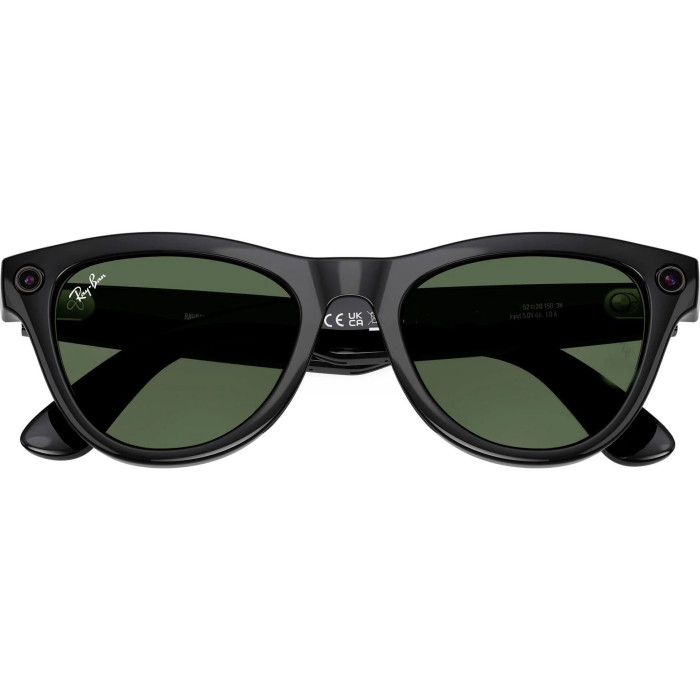 Смарт-окуляри Ray-Ban Meta Skyler Gen 2 Standard Shiny Black Frame / G-15 Green Lenses (RW4014 601/71 52-20)