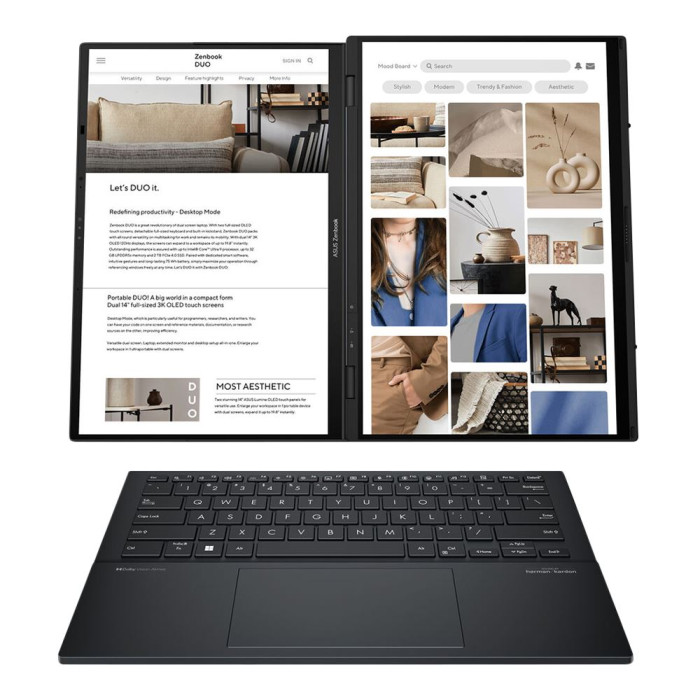 Ноутбук ASUS ZenBook Duo UX8406CA Inkwell Gray (UX8406CA-QL046W)