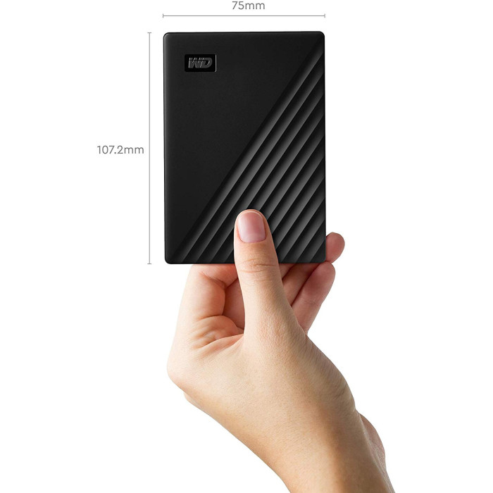 Жорсткий диск WD My Passport 2 TB Black (WDBYVG0020BBK-WESN)