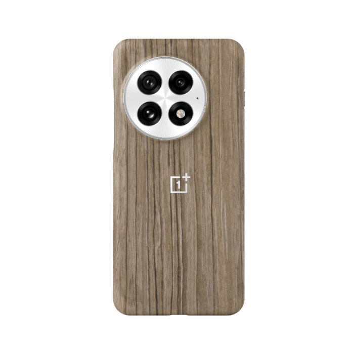 Чохол на телефон OnePlus 13 Wood Grain Magnetic Half-pack Case Wood Brown