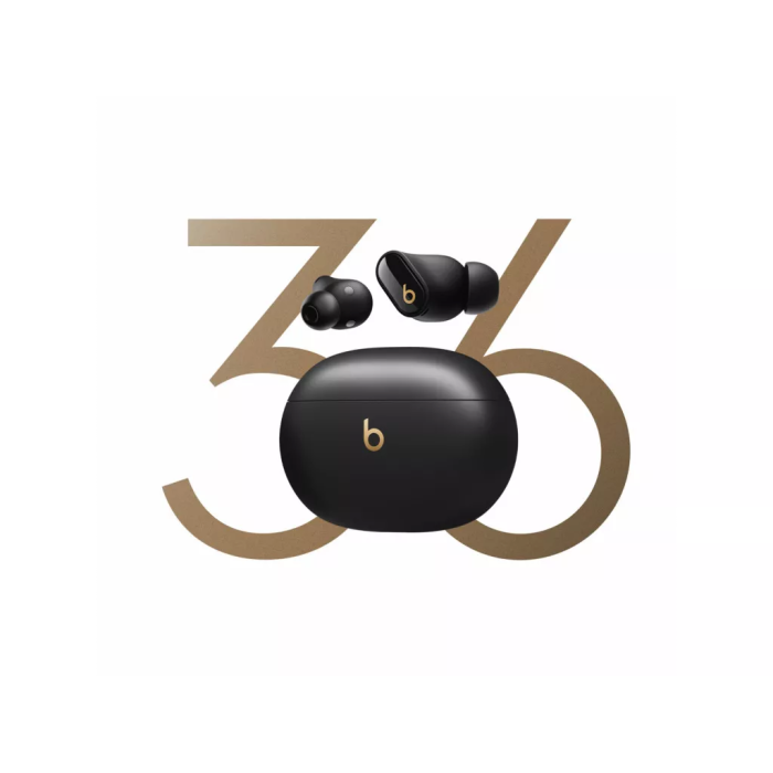 Навушники TWS Beats by Dr. Dre Studio Buds+ Black/Gold (MQLH3)