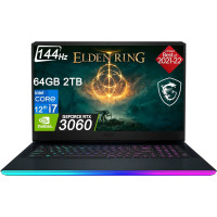 Ноутбук MSI  Raider GE76 (12UE-456US) CUSTOM: 64Gb RAM; 2 TB SSD