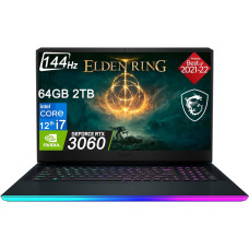 Ноутбук MSI  Raider GE76 (12UE-456US) CUSTOM: 64Gb RAM; 2 TB SSD