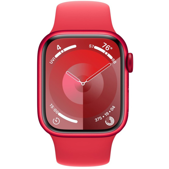 Apple Watch Series 9 GPS + Cellular 41mm PRODUCT RED Alu. Case w. PRODUCT RED Sport Band - M/L (MRY83)