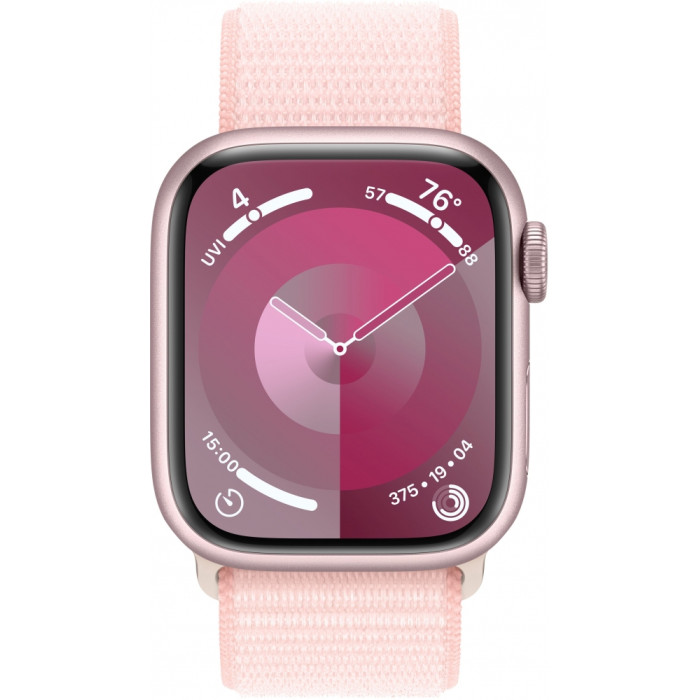 Apple Watch Series 9 GPS + Cellular 41mm Pink Alu. Case w. Light Pink S. Loop (MRJ13)