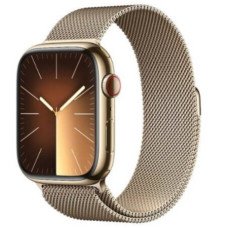 Apple Watch Series 9 GPS + Cellular 45mm Gold S. Steel Case w. Gold Milanese Loop (MRMU3)