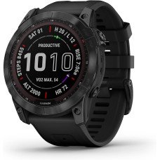 Garmin Fenix 7 Pro Sapphire Solar Carbon G. DLC Tit. with Black Band (010-02777-10/11)